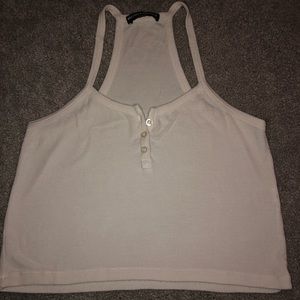 white button tank top